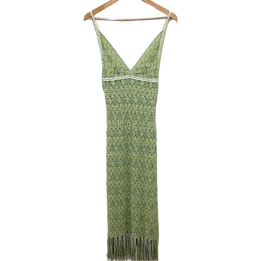 NWT Zara Crochet Dress, Size M Hippie Boho Festival Coachella Bohemian - Picture 5 of 14